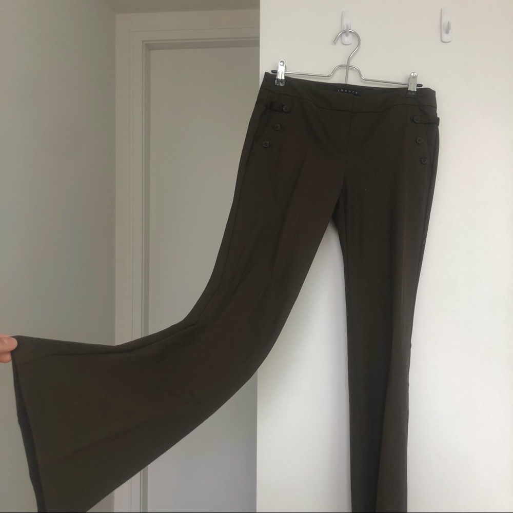 Theory Chocolate Brown Pants